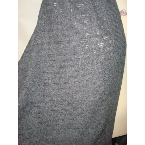 NWT New Womens XL 1X Ryllace Plus 100% Cashmere Open Cardigan Sweater Dark Gray - Picture 4 of 8